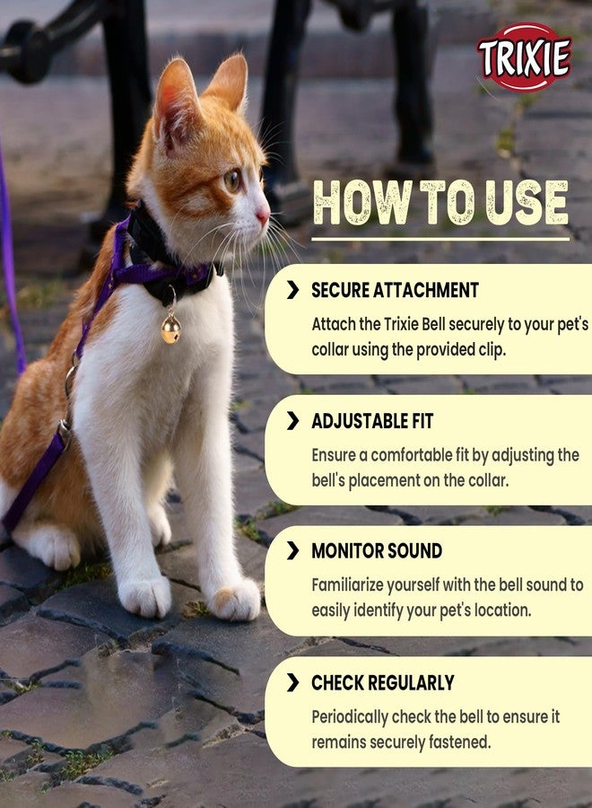 Trixie Combo of Trixie Elastic Adjustable Cat Collar and Trixie Metal Bell, (Pack of 3) - Image 5
